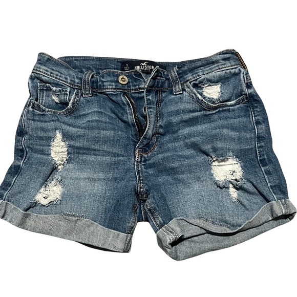 Hollister high rise midi shorts - Picture 1 of 3